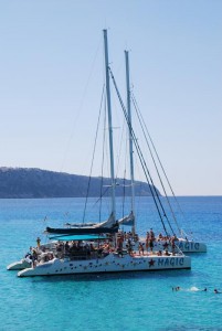 Katamaran Ausflug Bucht von Palma