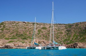 Segeln in der Bucht von Palma