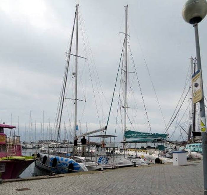 Katamarane-Hafen-Palma