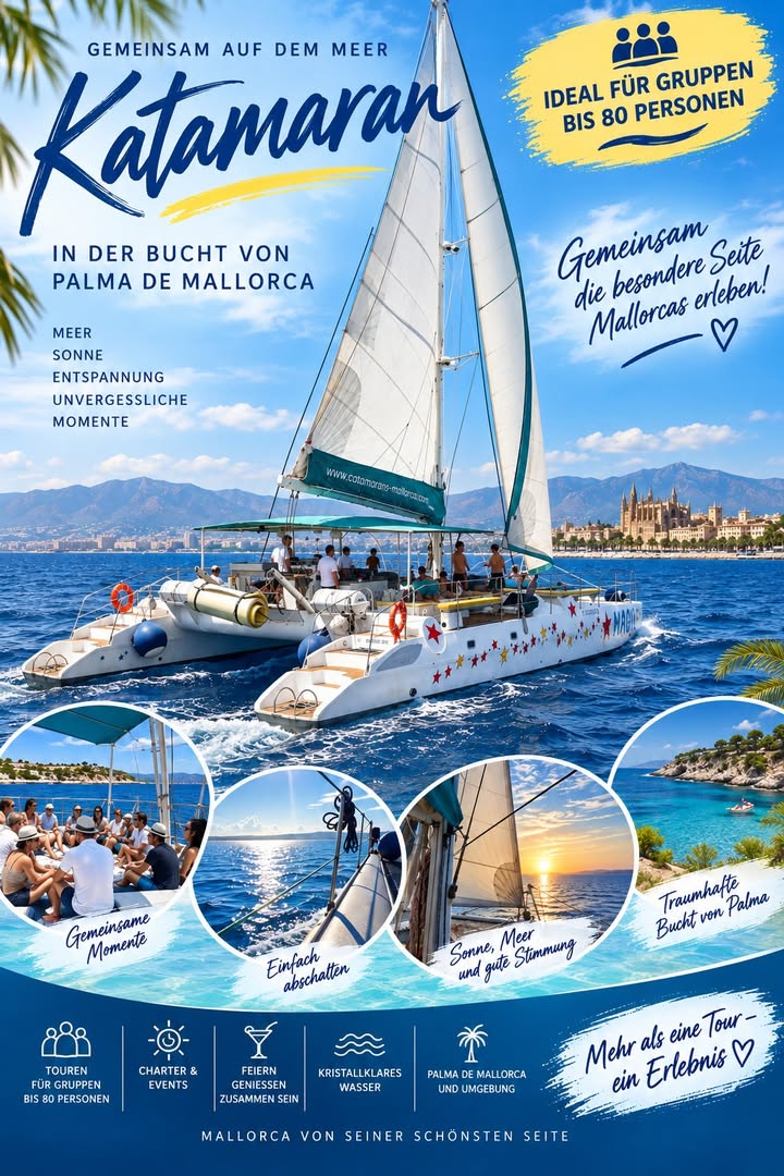 Unsere Schiffe im Portfolio https://www.katamaran-mallorca.eu/unsere-schiffe/ #KatamaranMallorca #Mallorca #MallorcaUrlaub #MallorcaErleben #MallorcaVomMeer #SegelnMallorca #KatamaranMallorca #BootstourMallorca #BootMietenMallorca #PalmaDeMallorca…